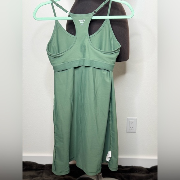 OLD NAVY Sleeveless PowerSoft Performance Racer-Back Mini Swing Dress Forest - Picture 7 of 9